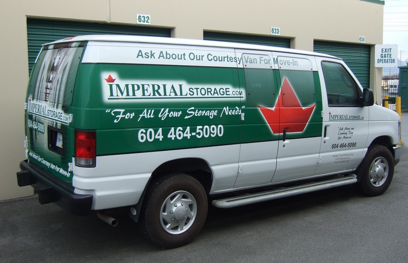 free courtesy moving van imperial self storage