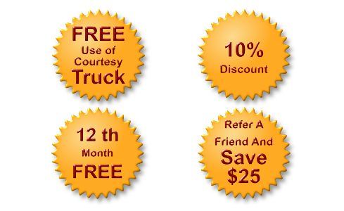 Self storage sales and promotions offered by Imperial Self Storage in Port Coquitlam